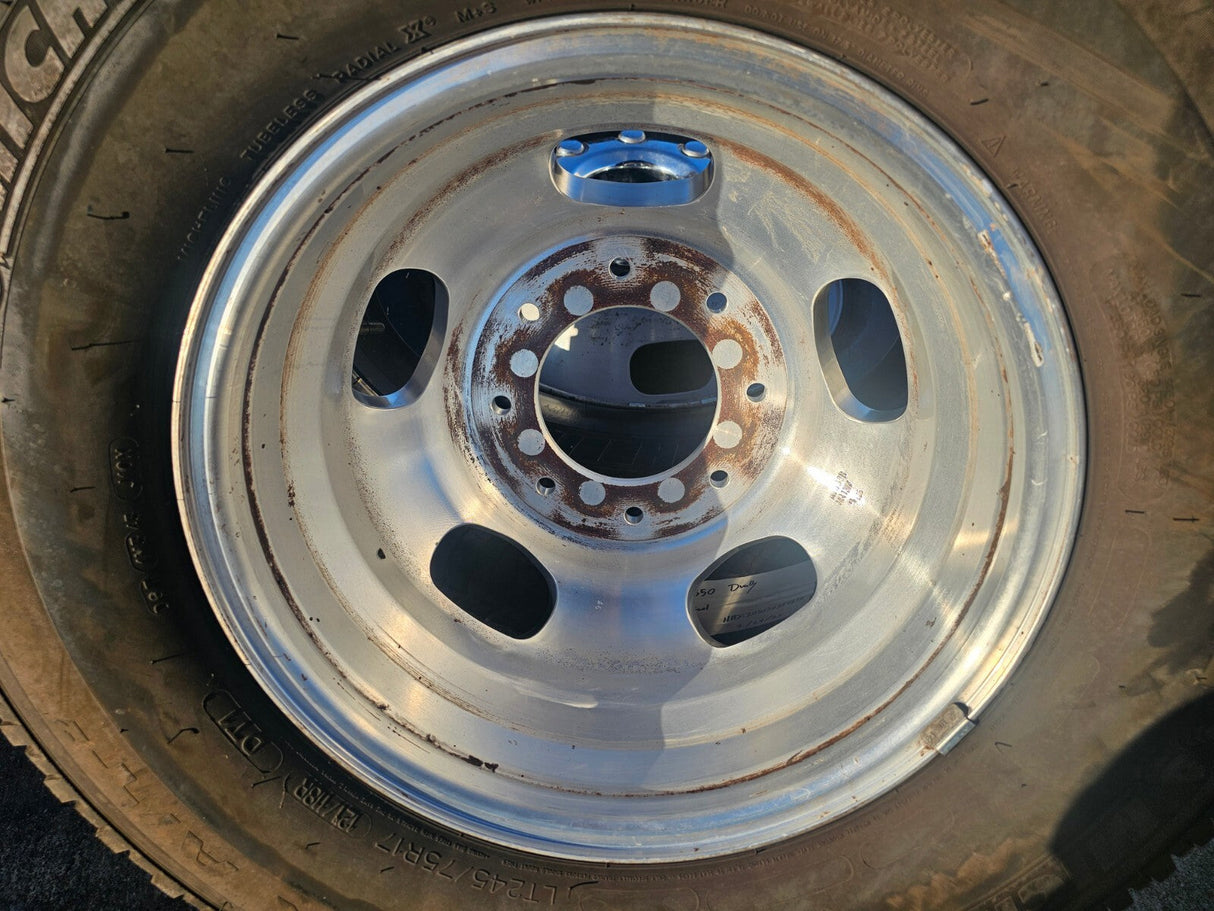 17" Ford F-350 Dually OEM 10477 10478 rims wheels MICHELIN 2023 2024 2025 2026 Texas Truck Tire