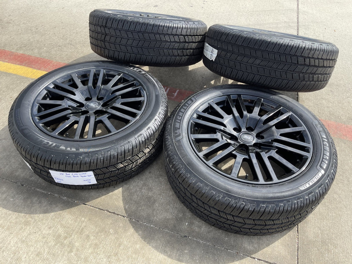 22" Ford F-150 LIMITED Plus OEM rims wheels 10444 Expedition tires MICHELIN NEW Texas Truck Tire