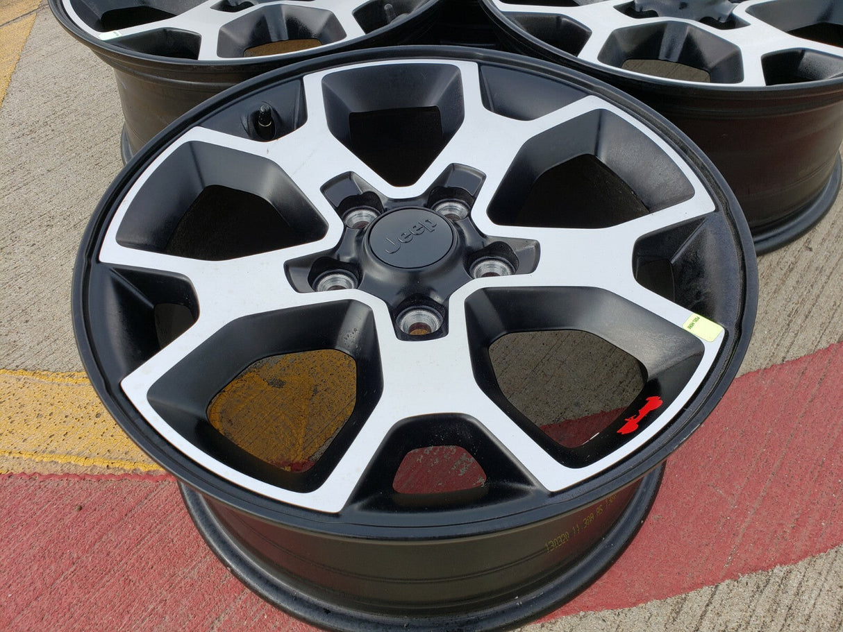 17" Jeep Wrangler Gladiator Rubicon OEM 9218 SPARE wheel rim 2020 2021 2022 2023 Texas Truck Tire
