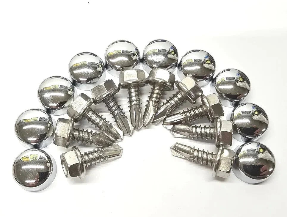 Complete Performance Lund Sun Visor Mounting Hardware Stainless Screws - 1992-1997 Ford F-Series & Bronco Complete Performance