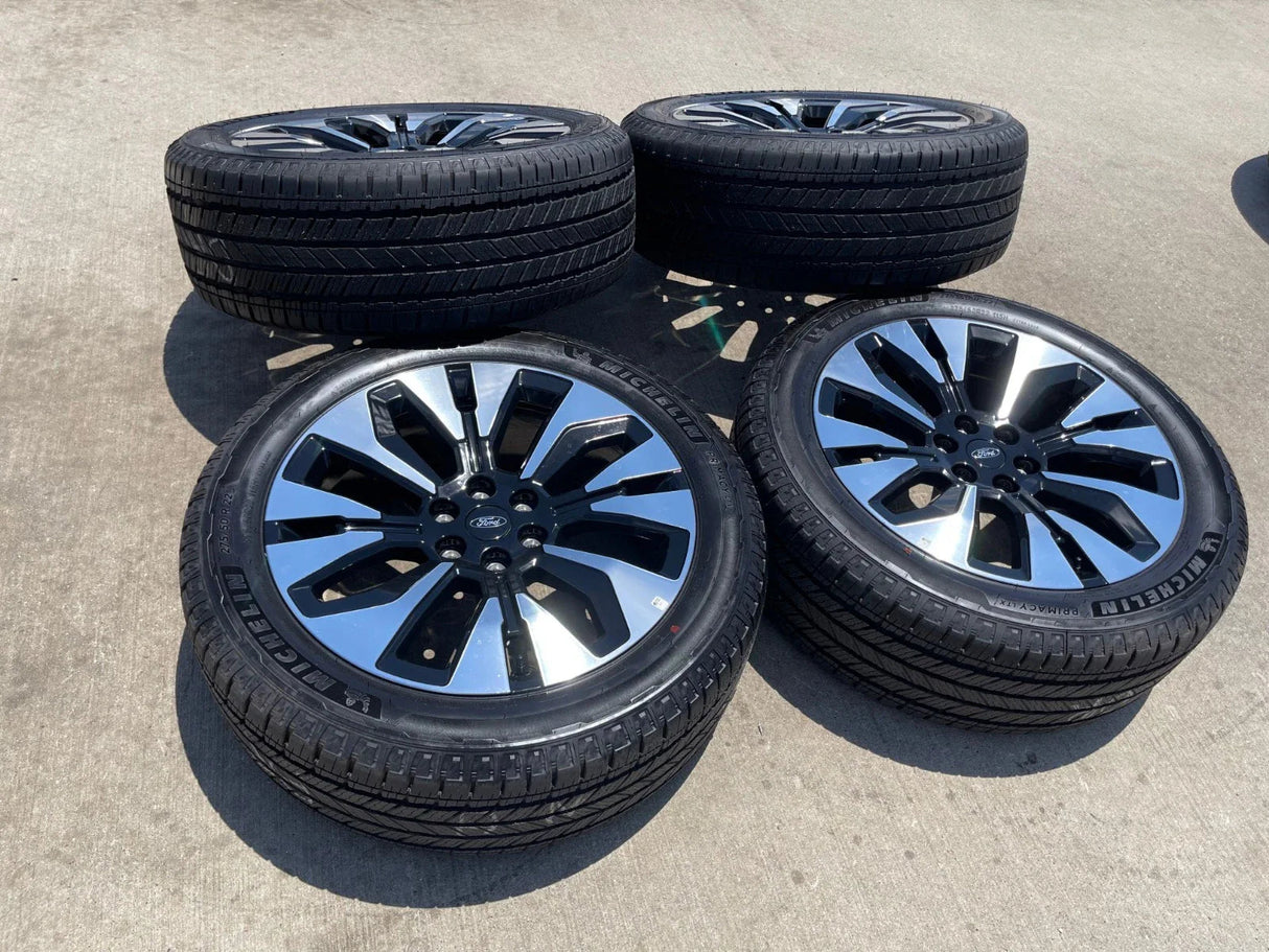 22" Ford F-150 LIMITED Plus OEM 94223 rims wheels Expedition MICHELIN 2026 NEW Texas Truck Tire