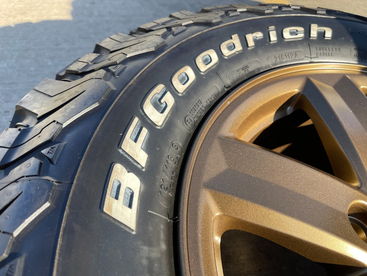 17" Ford F-150 BRONZE Tremor OEM 10339 rims wheels tires BFG KO2 A/T NEW Texas Truck Tire