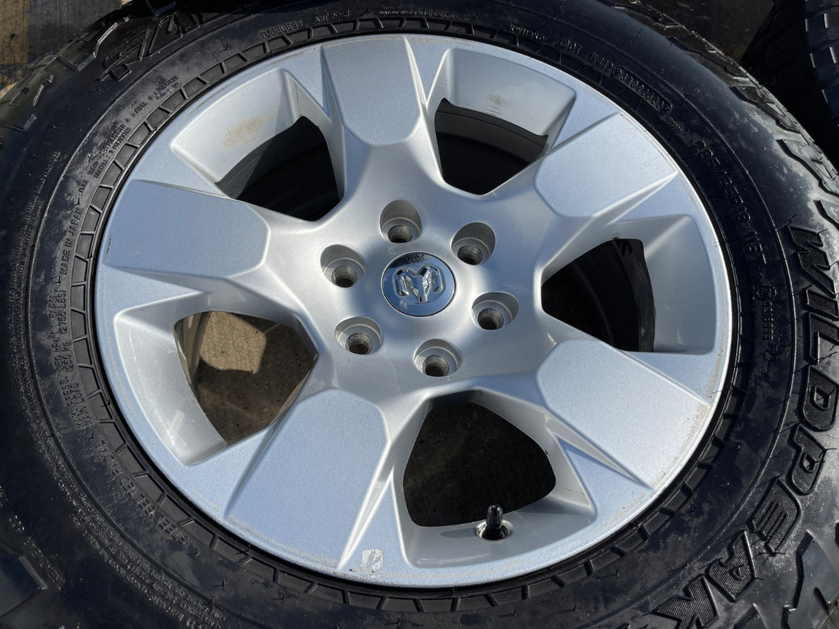 18" Ram 1500 OEM CHROME 2669 wheels rims 2021 2022 2023 2024 2025 2026 FALKEN Texas Truck Tire