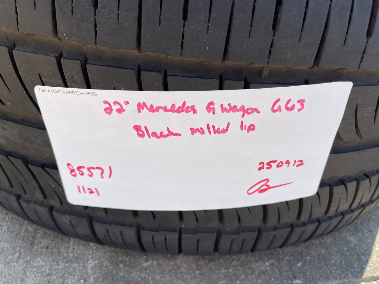 22" Mercedes G Wagon G63 AMG OEM 38658 wheels rims 2021 2022 2023 2024 2025 2026 Texas Truck Tire