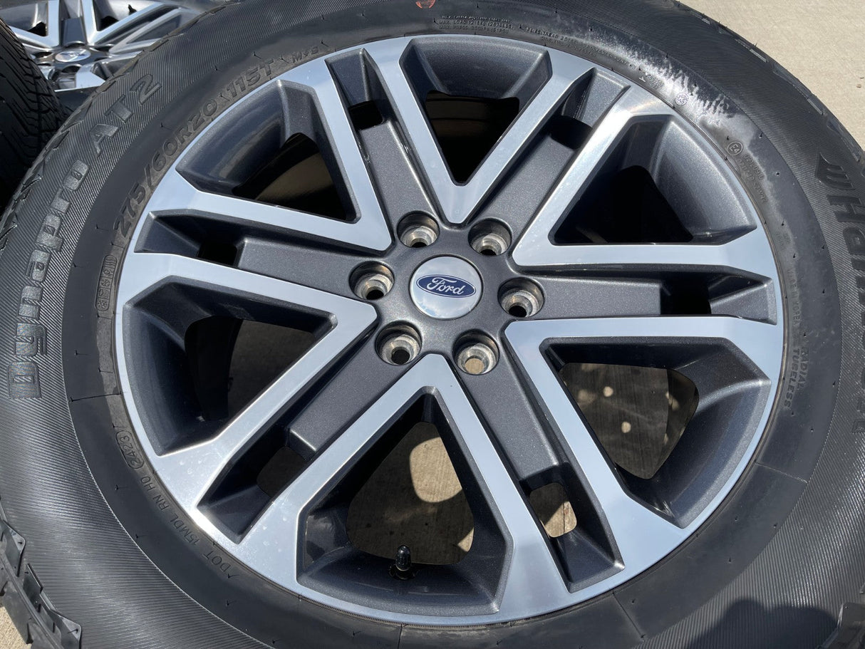 20" Ford F-150 OEM rims wheels 10345 95025 Expedition HANKOOK A/T2 GREAT DEAL Texas Truck Tire