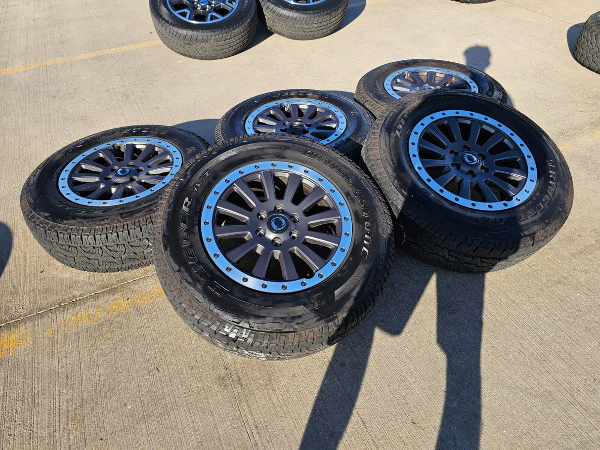 (5) 18" INEOS Grenadier OEM wheels rims tires beadlock 2023 2024 2025 2026 NEW Texas Truck Tire