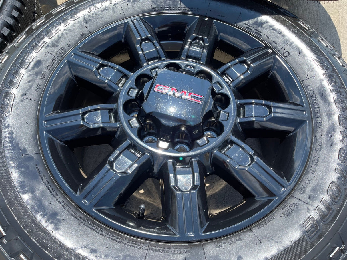 20" GMC Sierra AT4X 2500 3500 OEM 14137 5963 wheels rims Silverado 2025 2026 NEW Texas Truck Tire