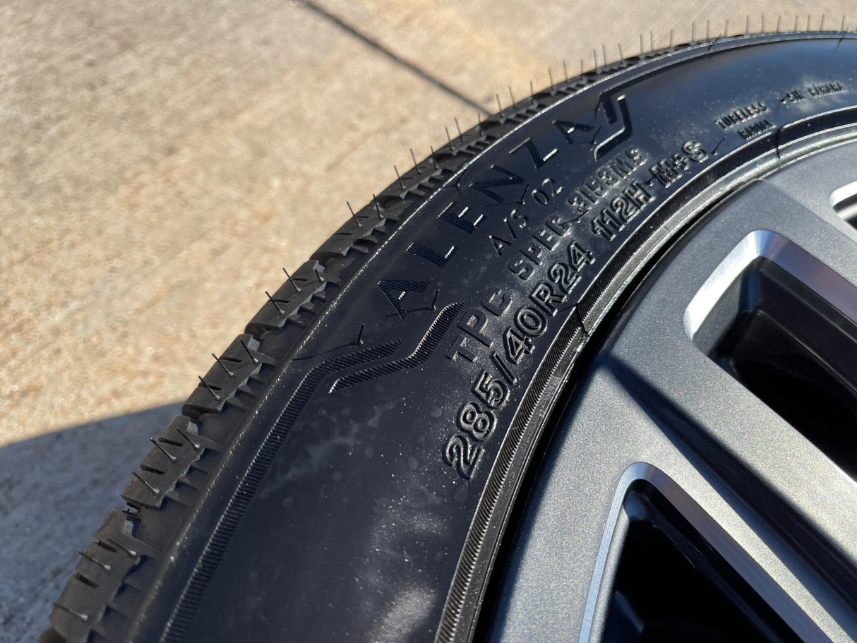 24" GMC Yukon Sierra DENALI OEM wheel rim tire 2023 2024 2025 2026 DISCOUNTED Texas Truck Tire