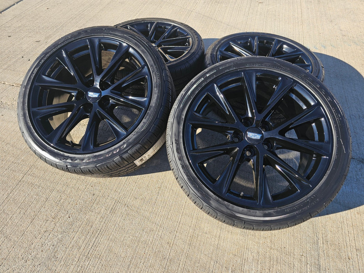 19" Cadillac CT5 CT5-V Platinum OEM 4840 wheels rims 84894843 2024 2025 2026 NEW Texas Truck Tire