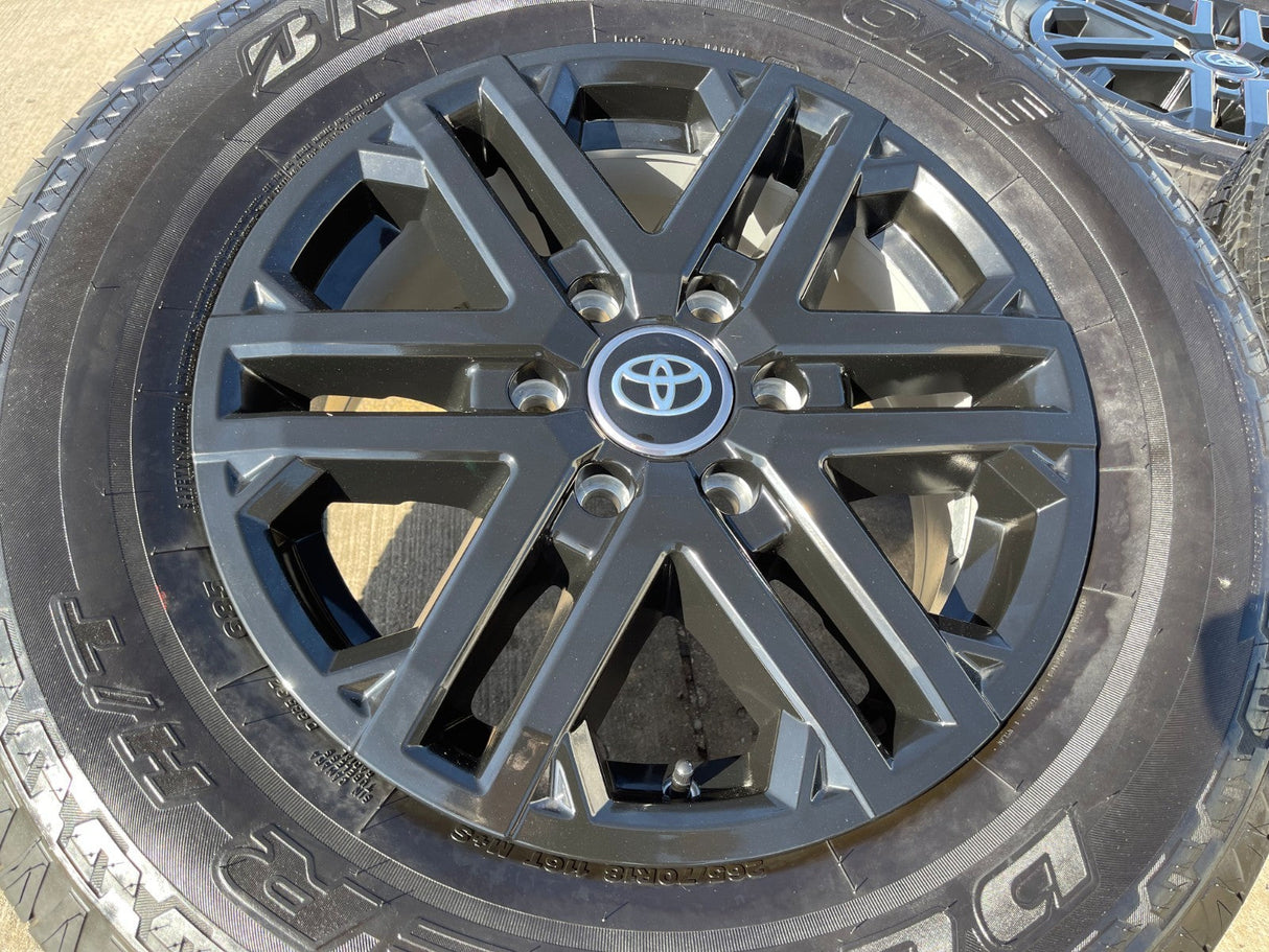 18" Toyota Tundra Sequoia TRD OEM wheels rims 75281 Lexus GX550 LX600 NEW 2026 Texas Truck Tire