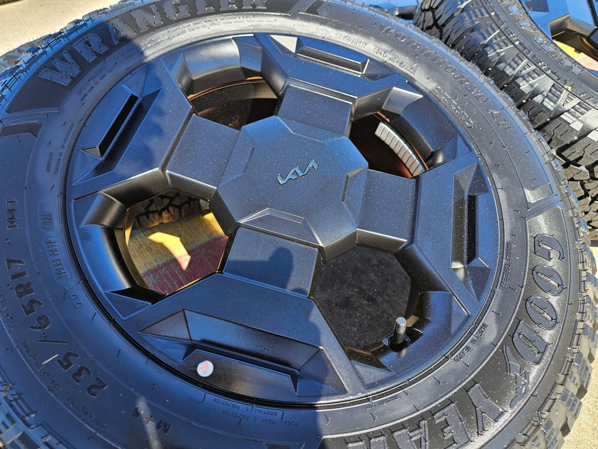 17" Kia Sorento X-PRO OEM wheels rims tires Telluride Sedona 2025 2026 tires NEW Texas Truck Tire