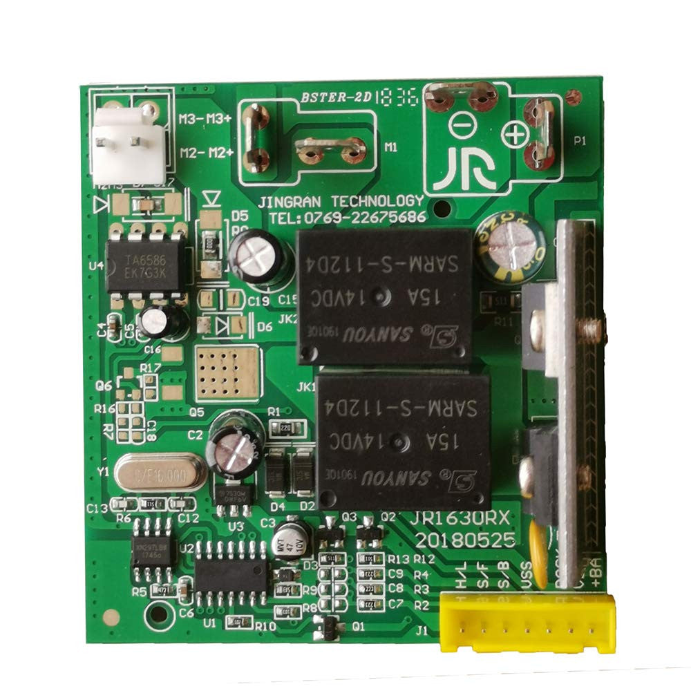 Yellow Four-Sided Socket 12V Receiver Controller Control Box Accessory