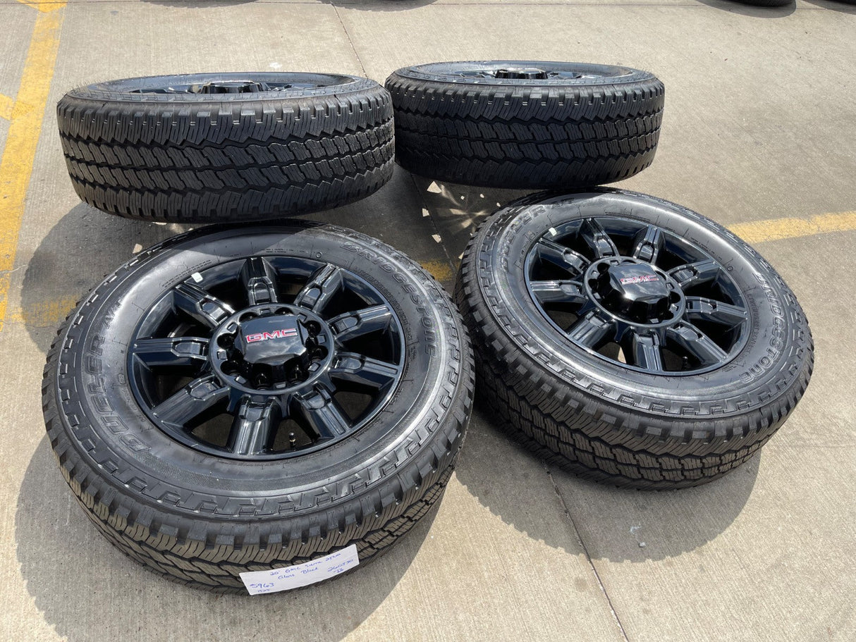 20" GMC Sierra AT4X 2500 3500 OEM 14137 5963 wheels rims Silverado 2025 2026 NEW Texas Truck Tire