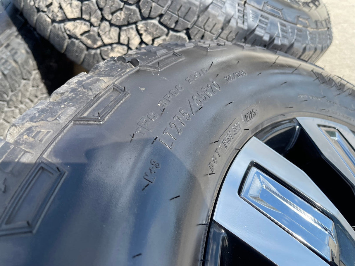 20" GMC Sierra AT4X 2500 3500 OEM wheels rims 5958 14138 Chevy Silverado NEW Texas Truck Tire