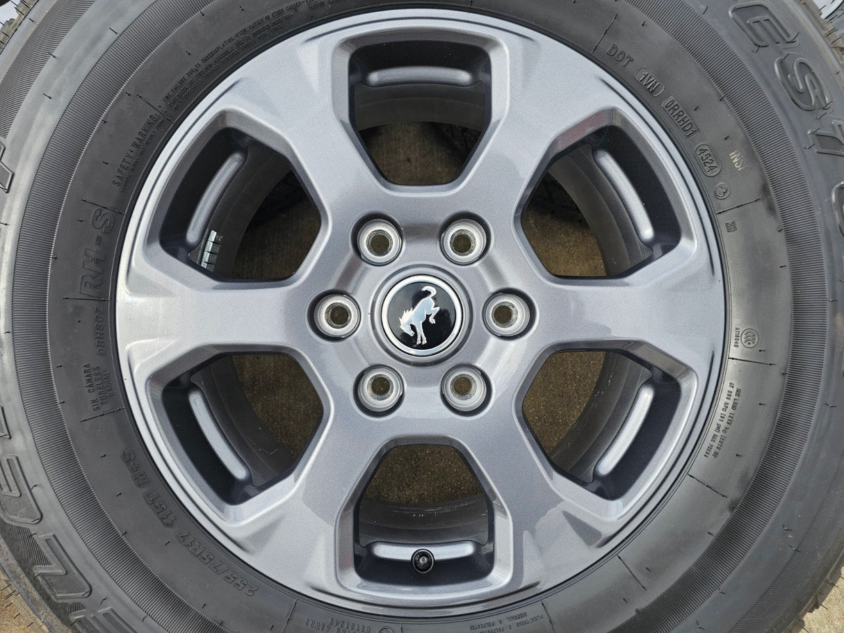 17" Ford Bronco Big Bend wheels rims 10384 OEM Ranger 2023 2024 2025 2026 NEW Texas Truck Tire