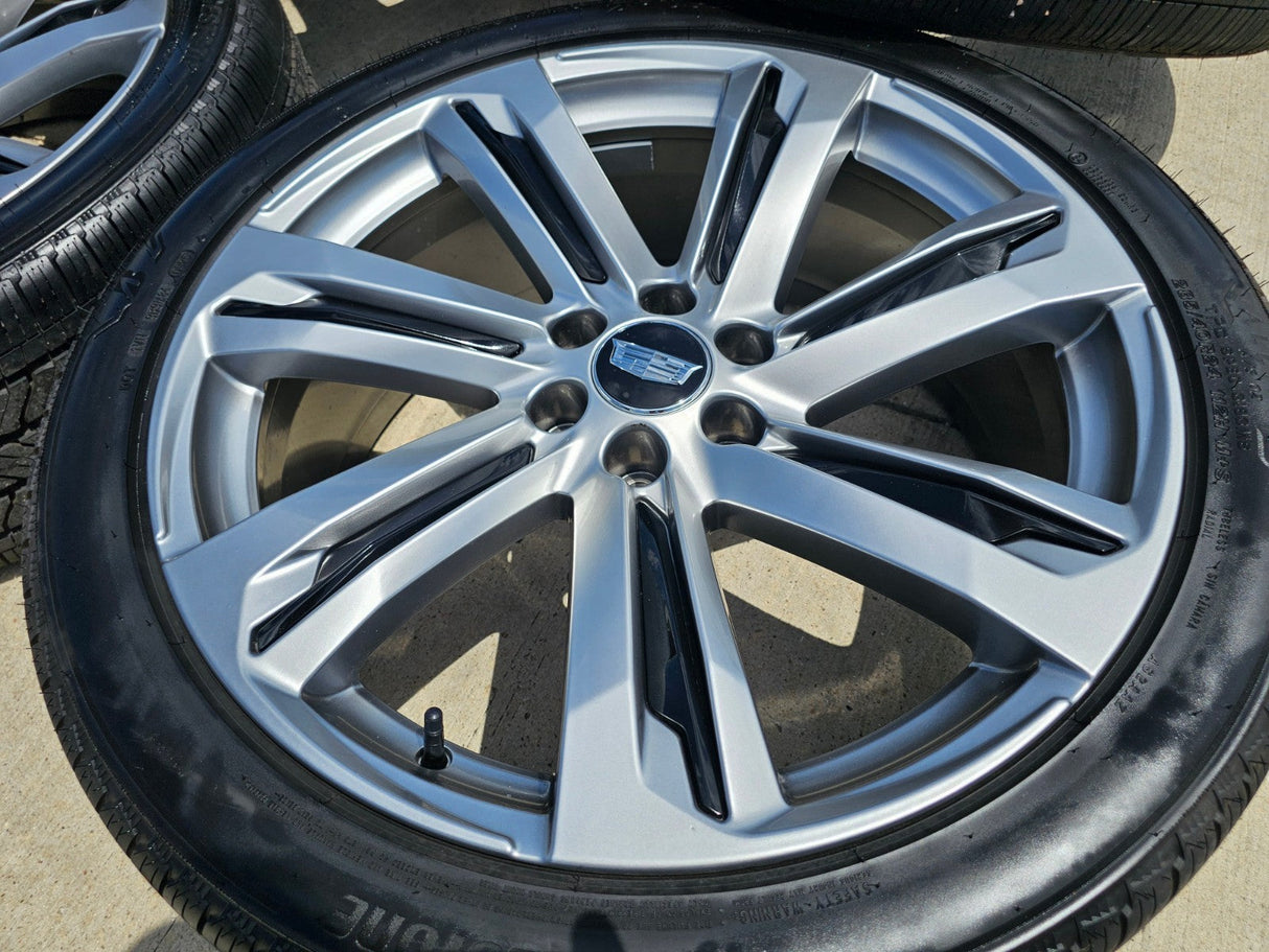 24" Cadillac Escalade V OEM wheels rims tires 2023 2024 2025 2026 2027 NEW Texas Truck Tire