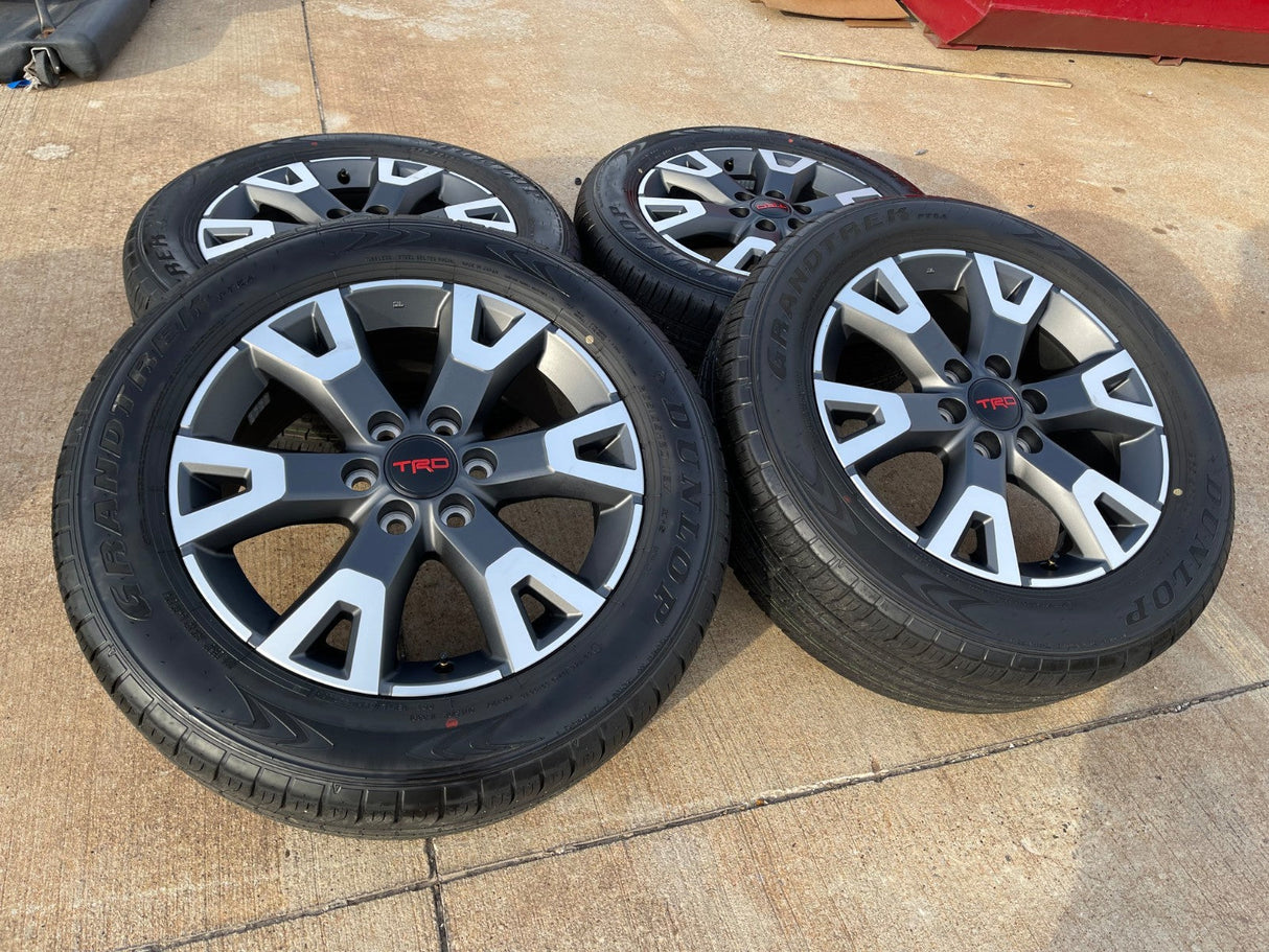 20" Toyota 4Runner TRD OEM 94198 wheels rims Tundra Sequoia 2025 2026 NEW Texas Truck Tire