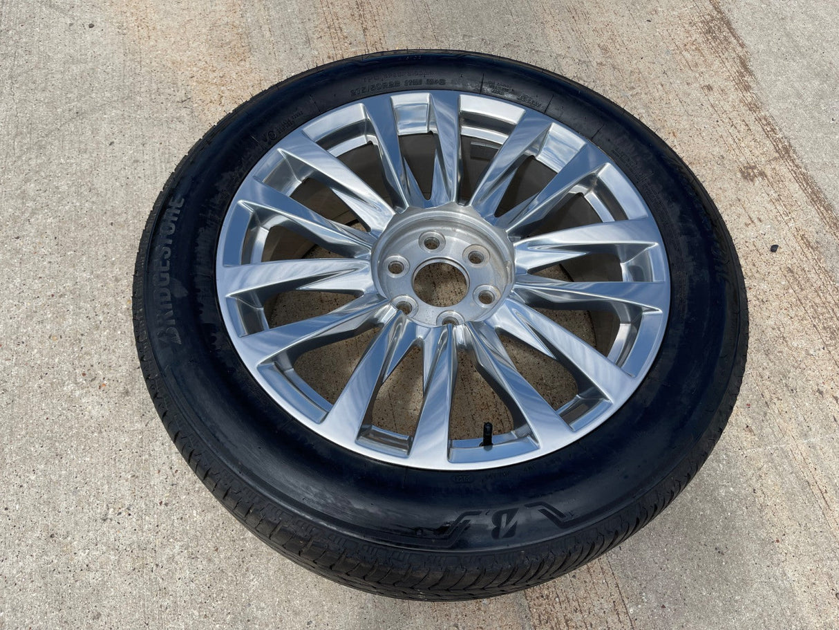 22" Cadillac Escalade OEM 4873 95026 polished wheel rim 2021 2022 2023 2024 2025 Texas Truck Tire