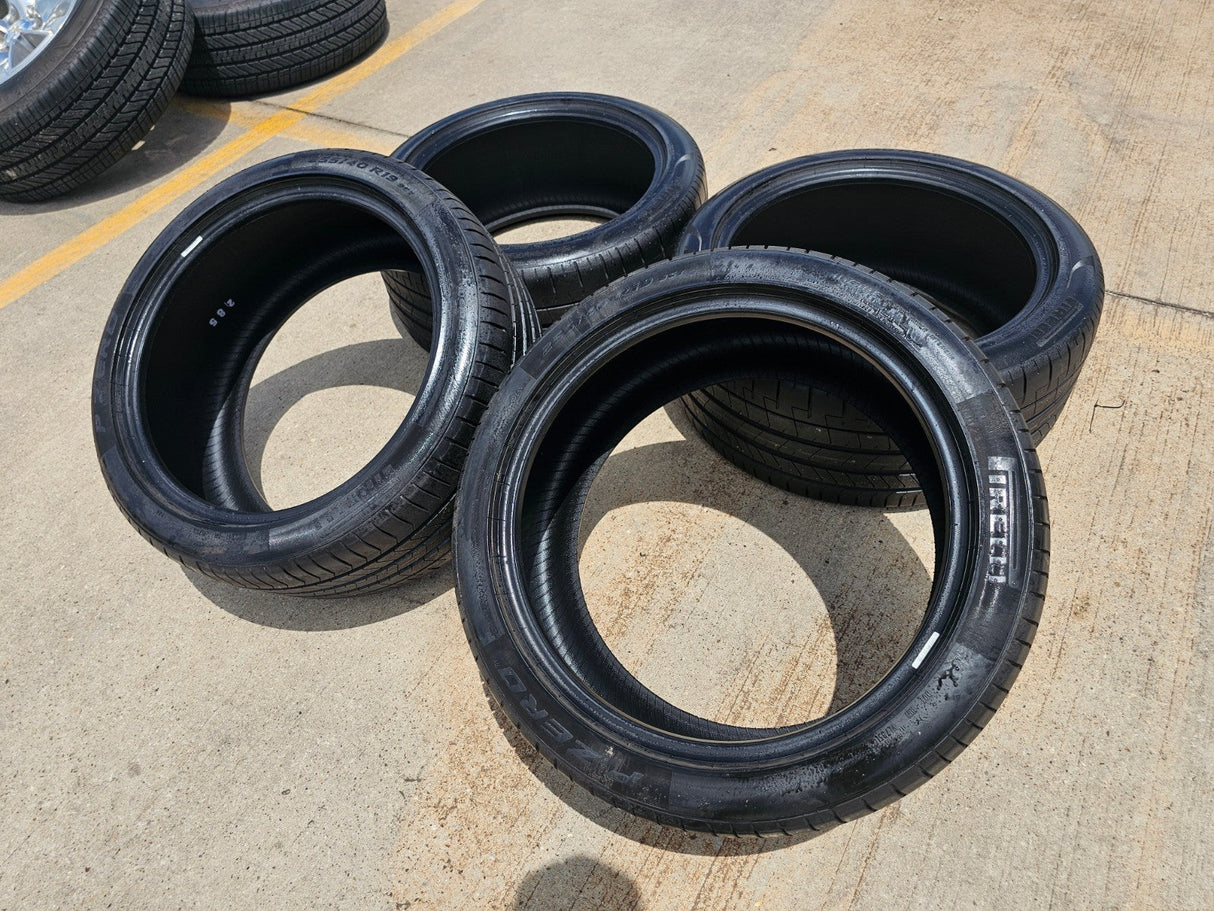 (2) 255/40/19 + (2) 275/40/19 Pirelli P Zero tires NEW take offs! Texas Truck Tire