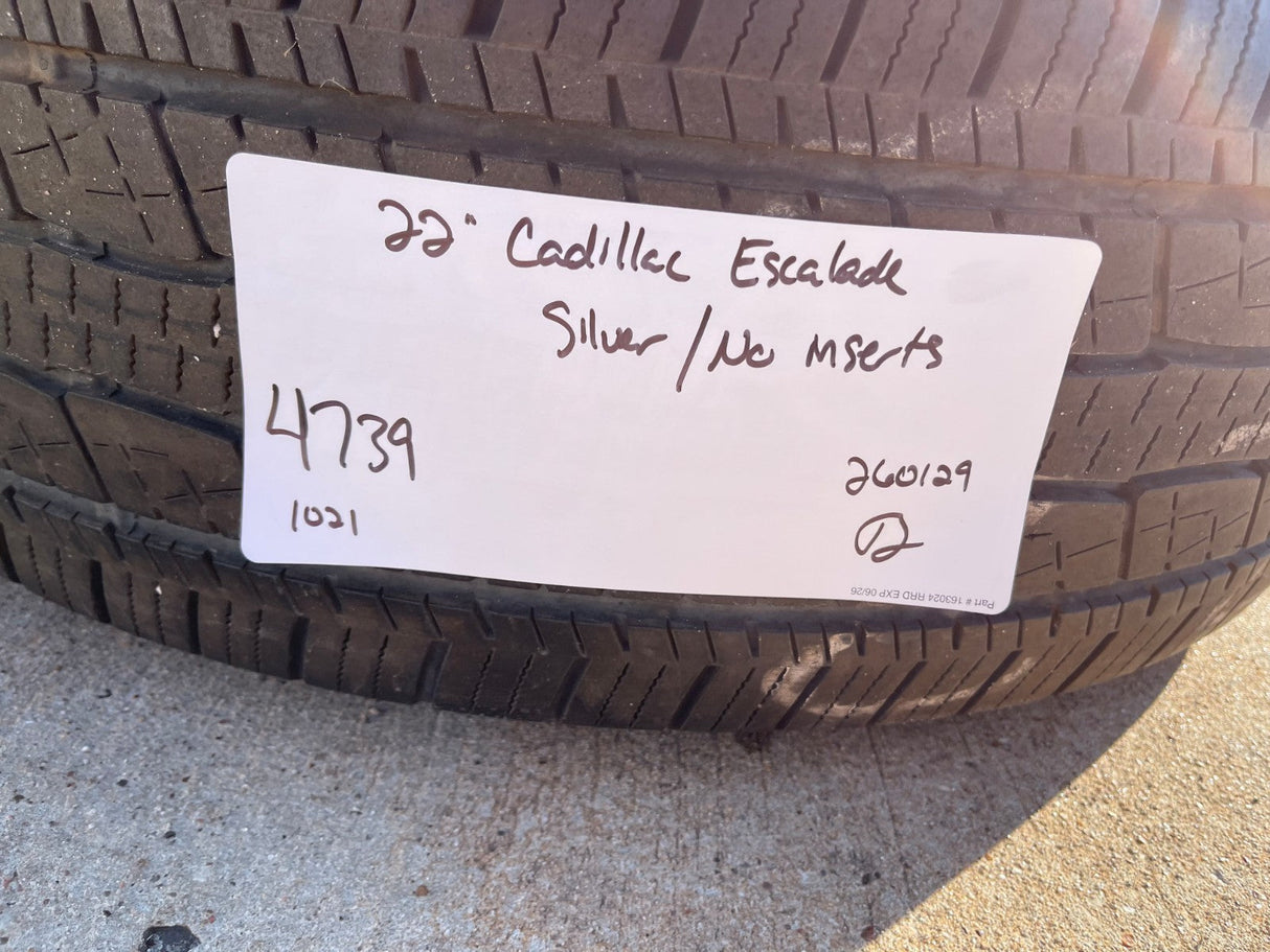 22" Cadillac Escalade OEM 4739 wheel rim 2016 2017 2018 2019 2020 SPARE Texas Truck Tire