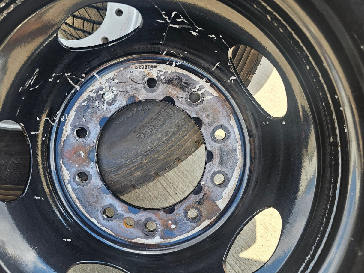 19.5" Ford F-450 F-550 Dually rim RAM 4500 OEM 10x225 spare MICHELIN Texas Truck Tire