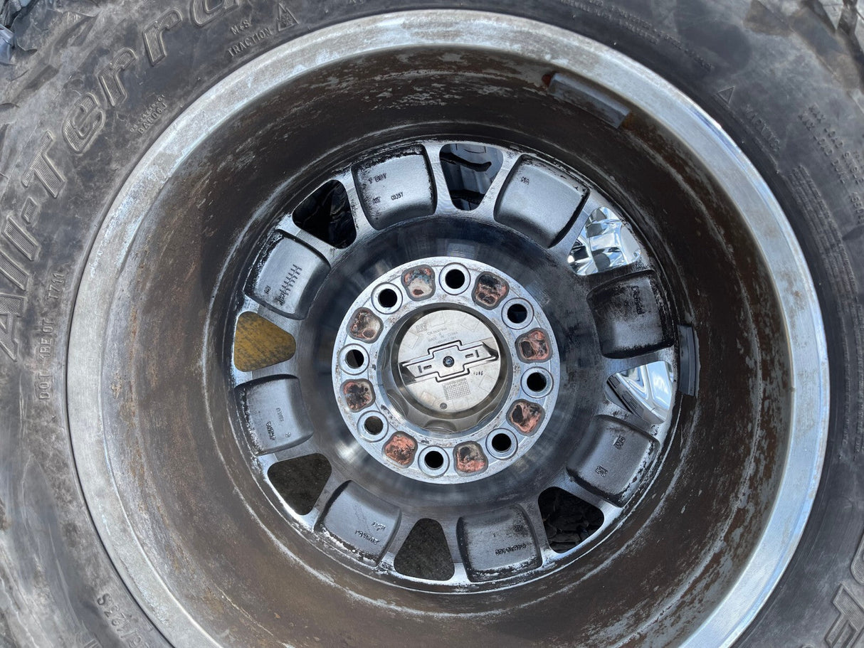 20" Chevy Silverado High Country LTZ 2500 3500 OEM 14124 wheels rims BFG KO3 A/T Texas Truck Tire