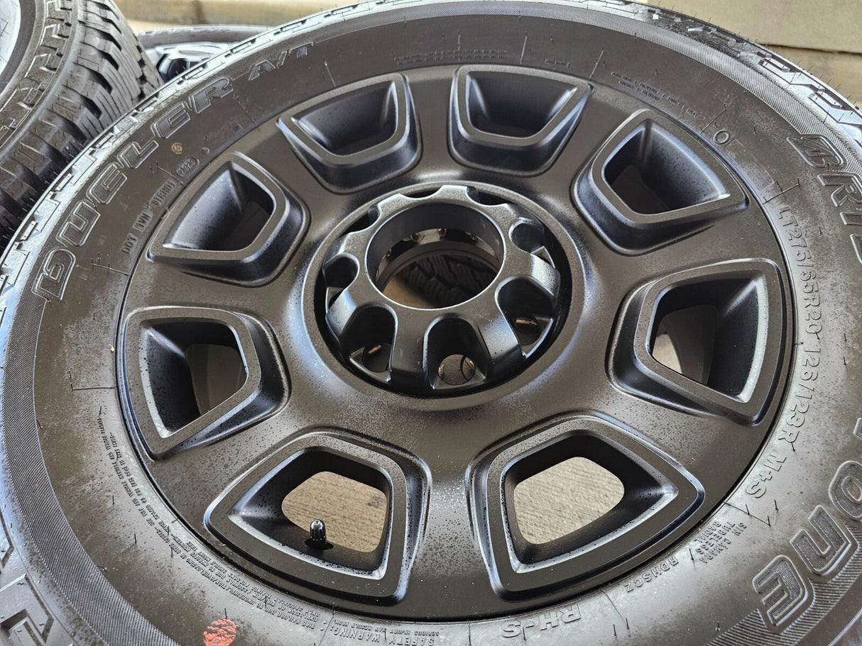 20" Ford F-250 F-350 OEM Lariat Platinum wheels rims 10486 tires 2024 2025 2026 Texas Truck Tire