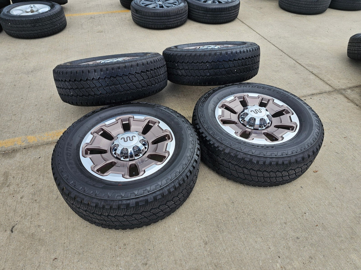 20" Ford F-250 F-350 OEM 10487 KING RANCH tan wheels rims 2024 2025 2026 NEW Texas Truck Tire