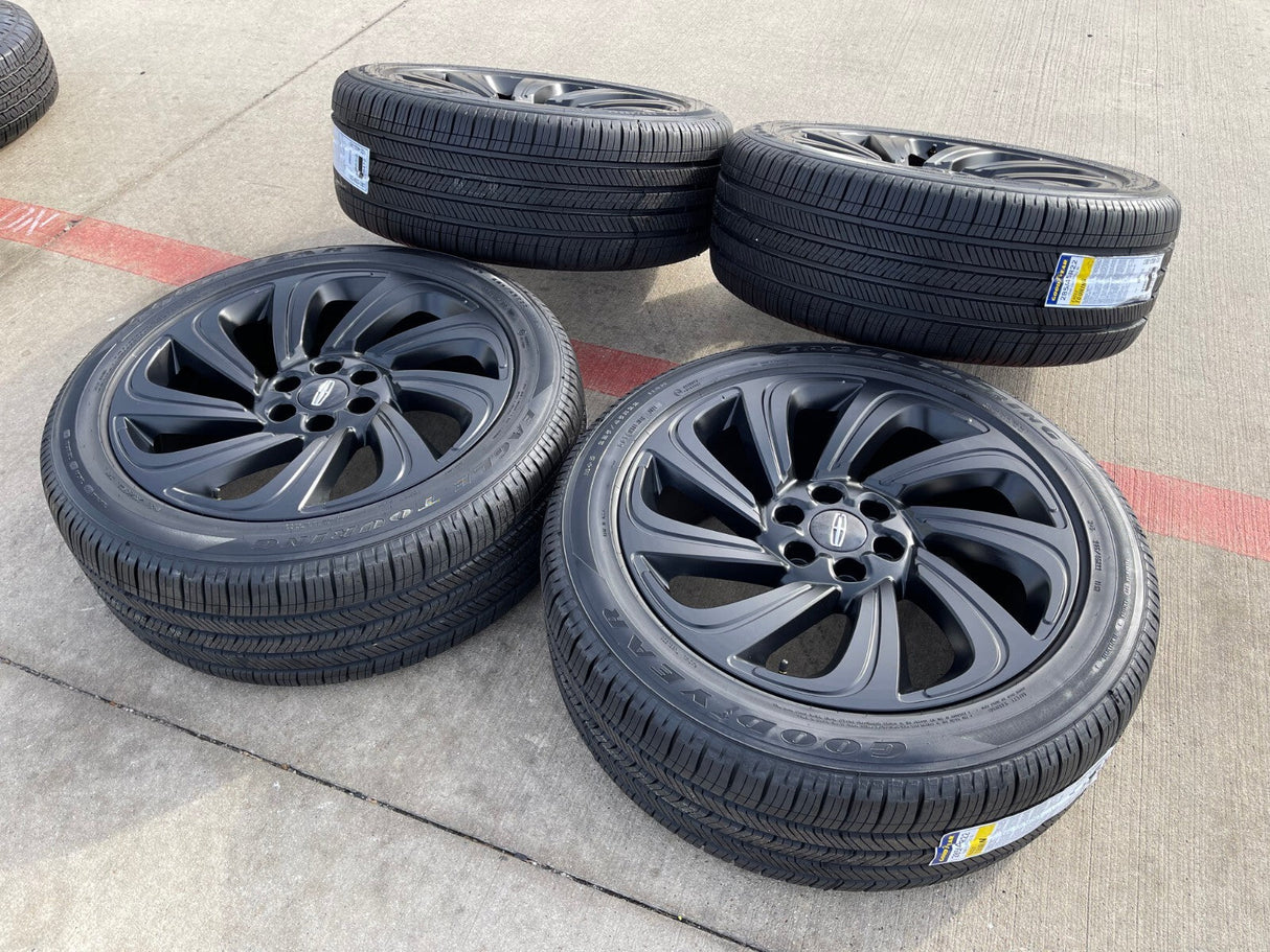 22" Lincoln Navigator OEM rims wheels Black Label 10497 NEW Texas Truck Tire