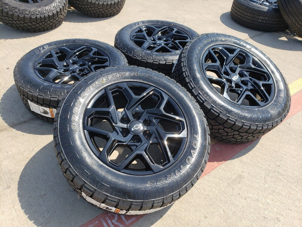20" GMC Sierra Yukon AT4X Tahoe OEM 95369 wheels rims 2023 2024 2025 NEW Texas Truck Tire