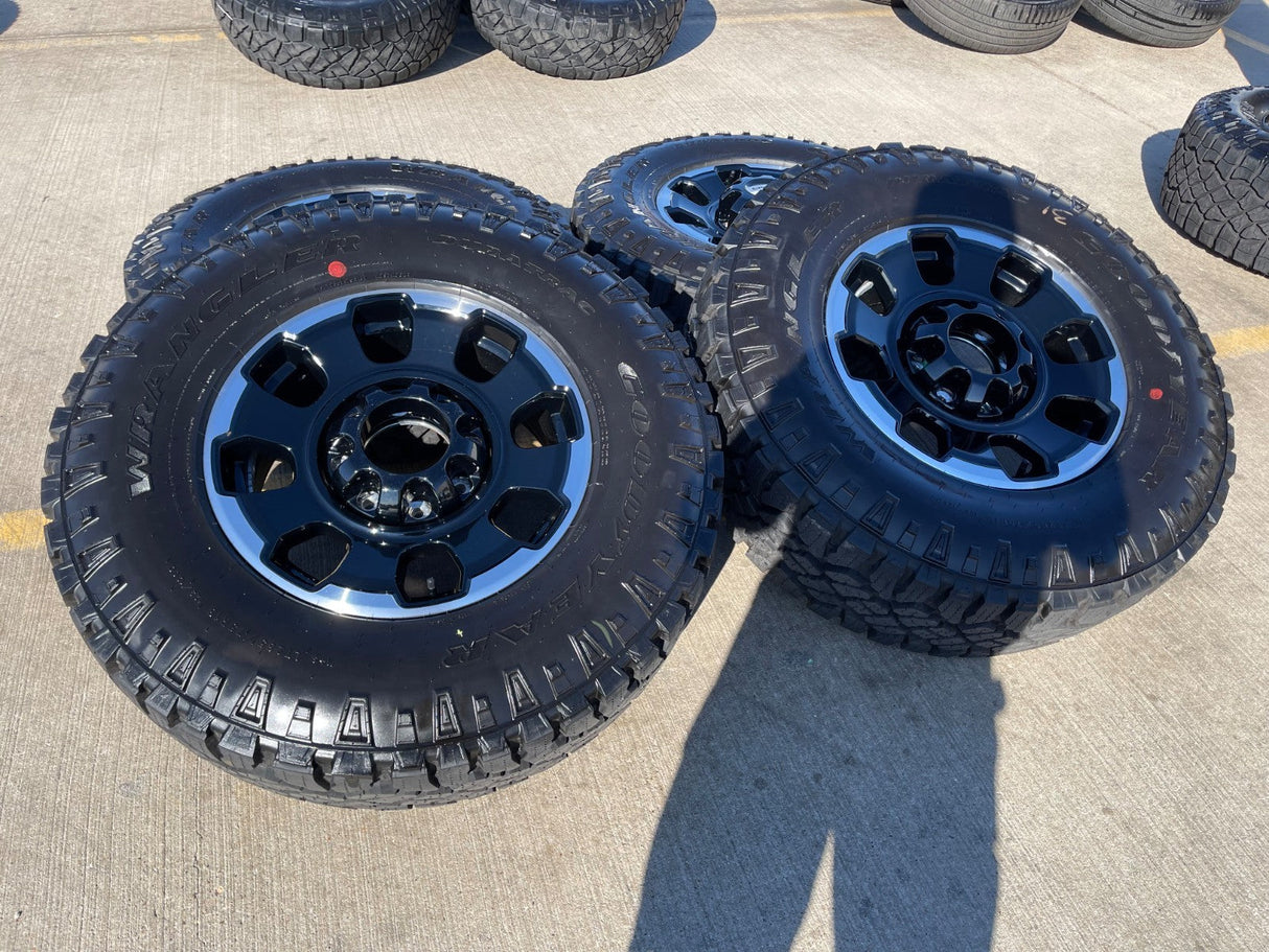 18" Ford F-250 F-350 OEM TREMOR rims wheels 10482 DURATRAC R/T 35" 2025 2026 NEW Texas Truck Tire