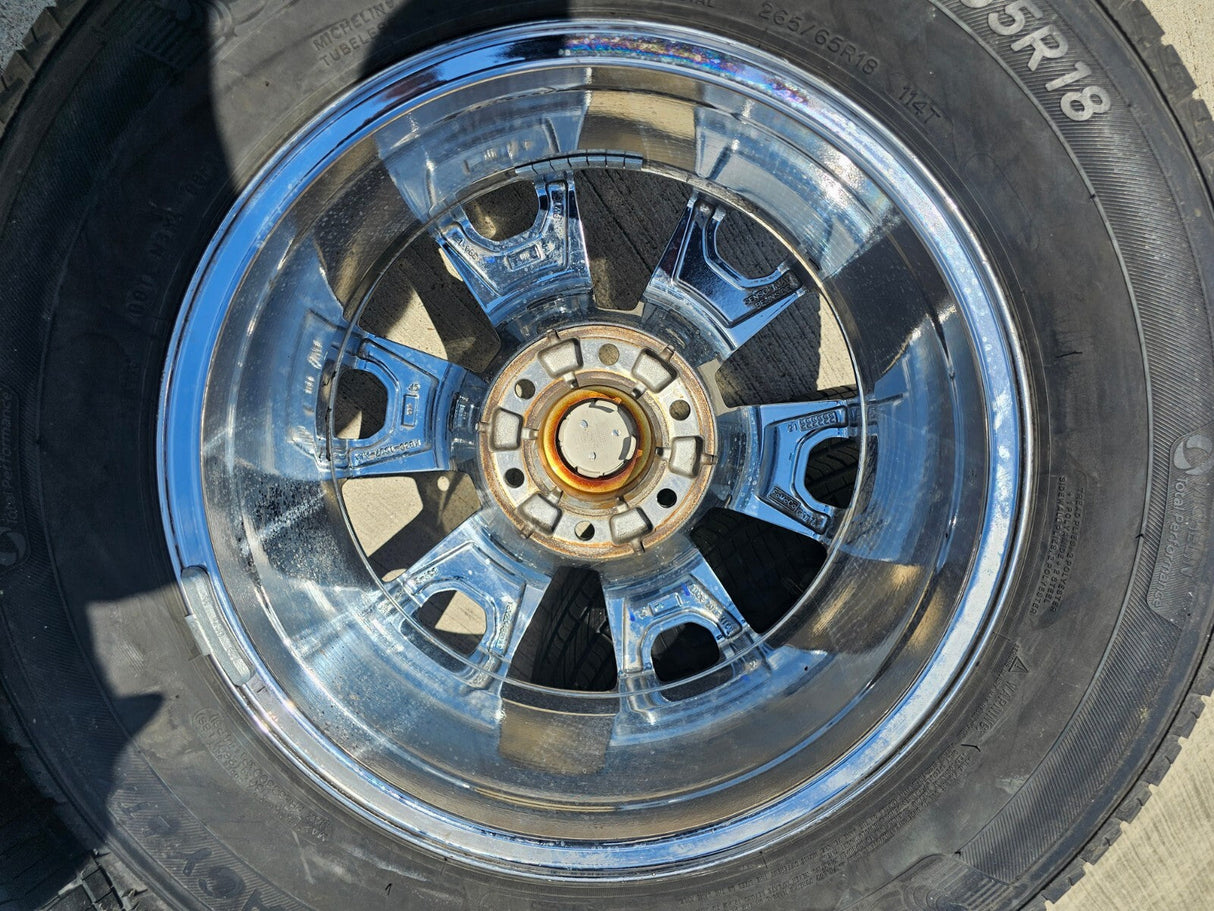 18" Ford Ranger Bronco OEM 10231 wheels rims 2021 2022 2023 2024 2025 CHROME Texas Truck Tire