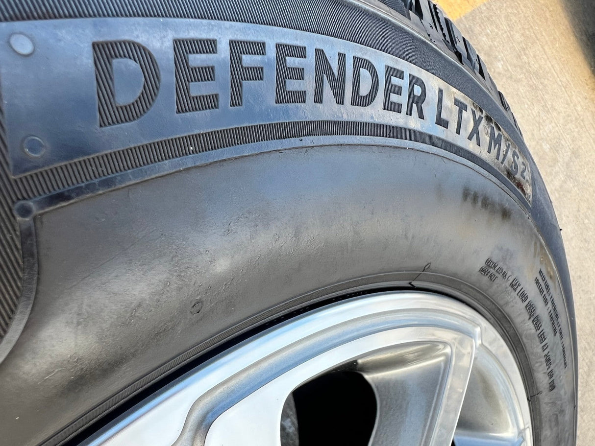 20" GMC Sierra Yukon DENALI OEM wheels rims 5699 5644 MICHELIN DEFENDER LTX M/S2 Texas Truck Tire