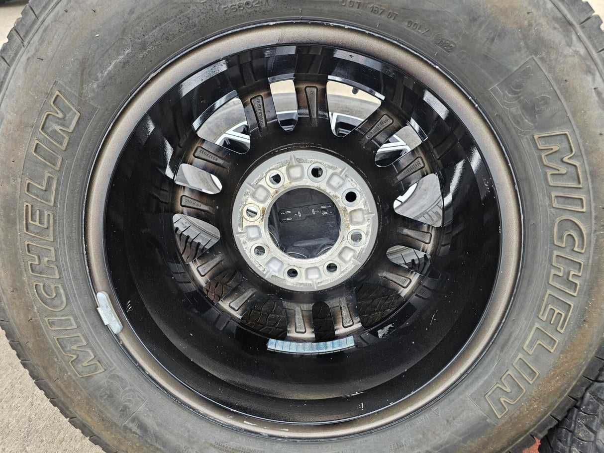 20" GMC Sierra AT4 2500 3500 OEM wheels rims 5950 Silverado MICHELIN Texas Truck Tire