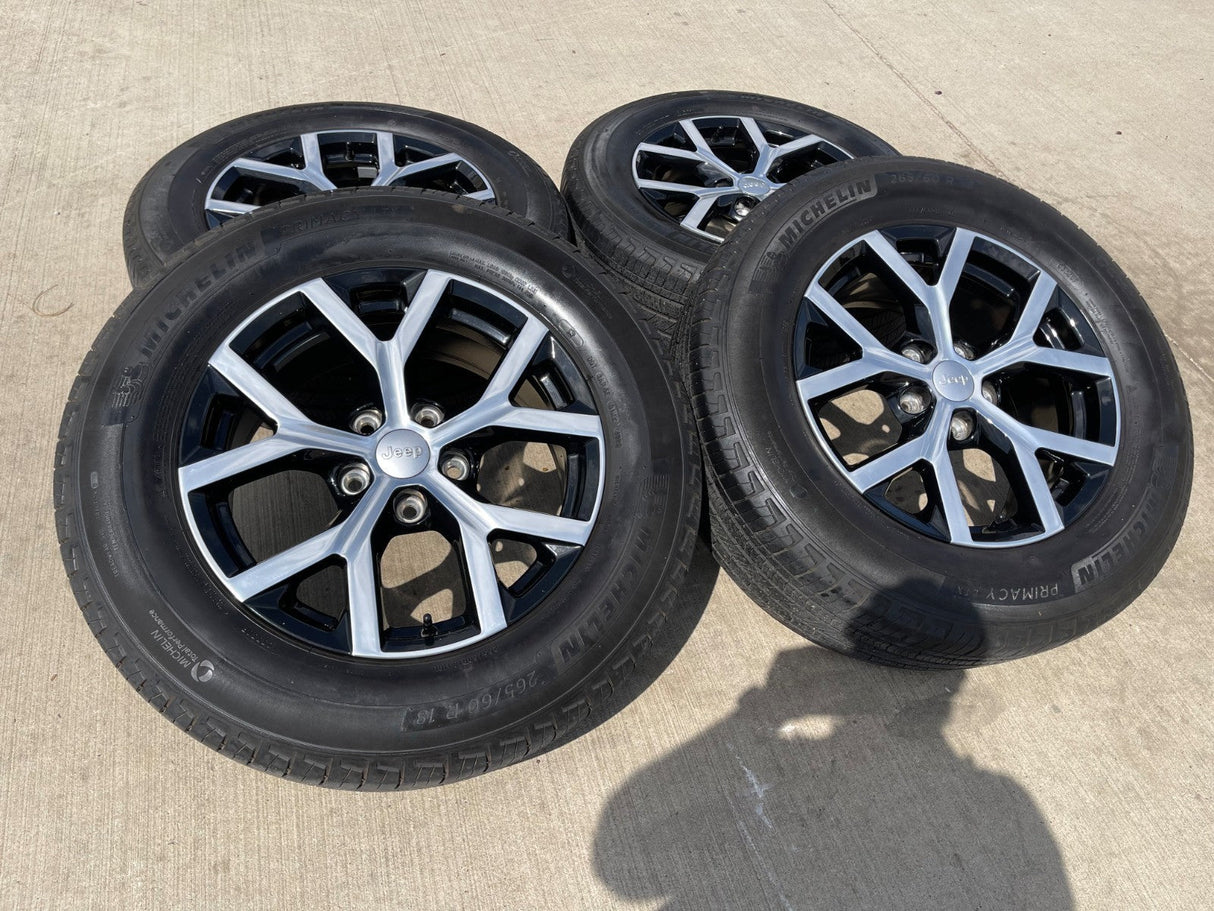 18" Jeep Grand Cherokee L OEM wheels rims 9285 95198 Durango MICHELIN Texas Truck Tire