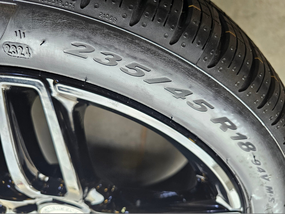 18" Mercedes CLA250 C E S Class OEM 85530 wheels rims tires NEW Texas Truck Tire
