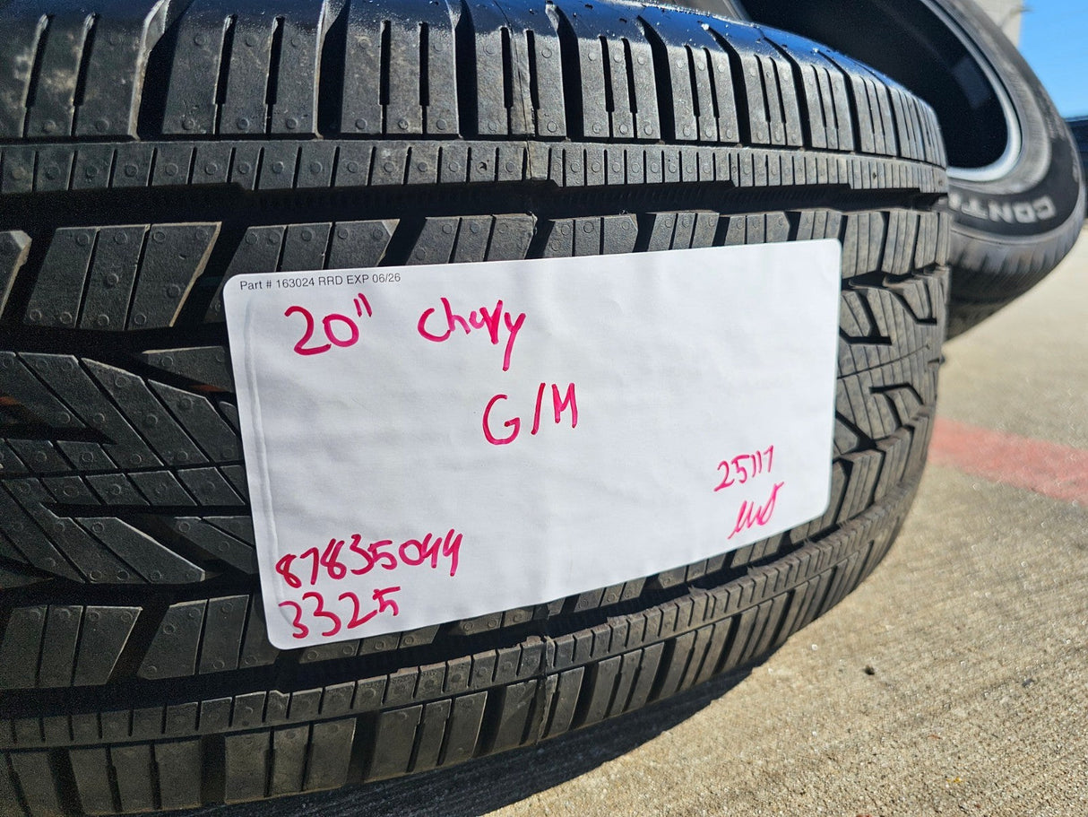 20" Chevy Silverado Tahoe GMC Sierra Yukon OEM wheels rims 2025 2026 NEW Texas Truck Tire