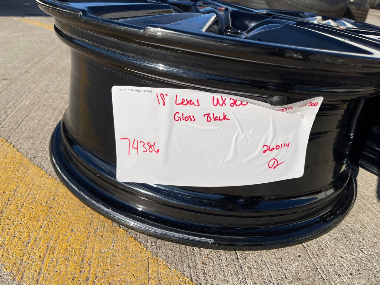 18" Camry Avalon Lexus UX200 OEM 74386 wheels rims 2022 2023 2024 2025 2026 Texas Truck Tire
