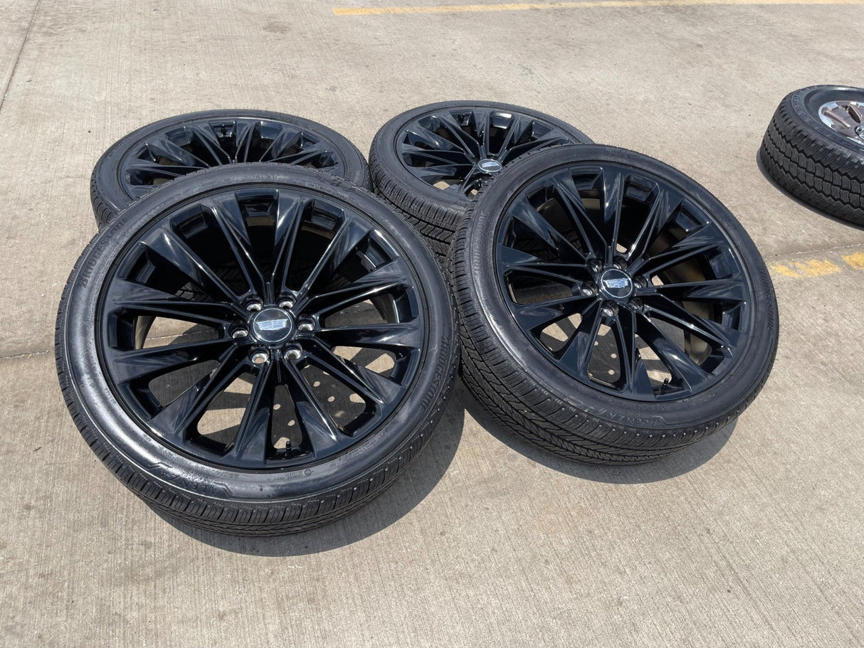 24" Cadillac Escalade V OEM ONYX wheels rims 2022 2023 2024 2025 2026 NEW Texas Truck Tire