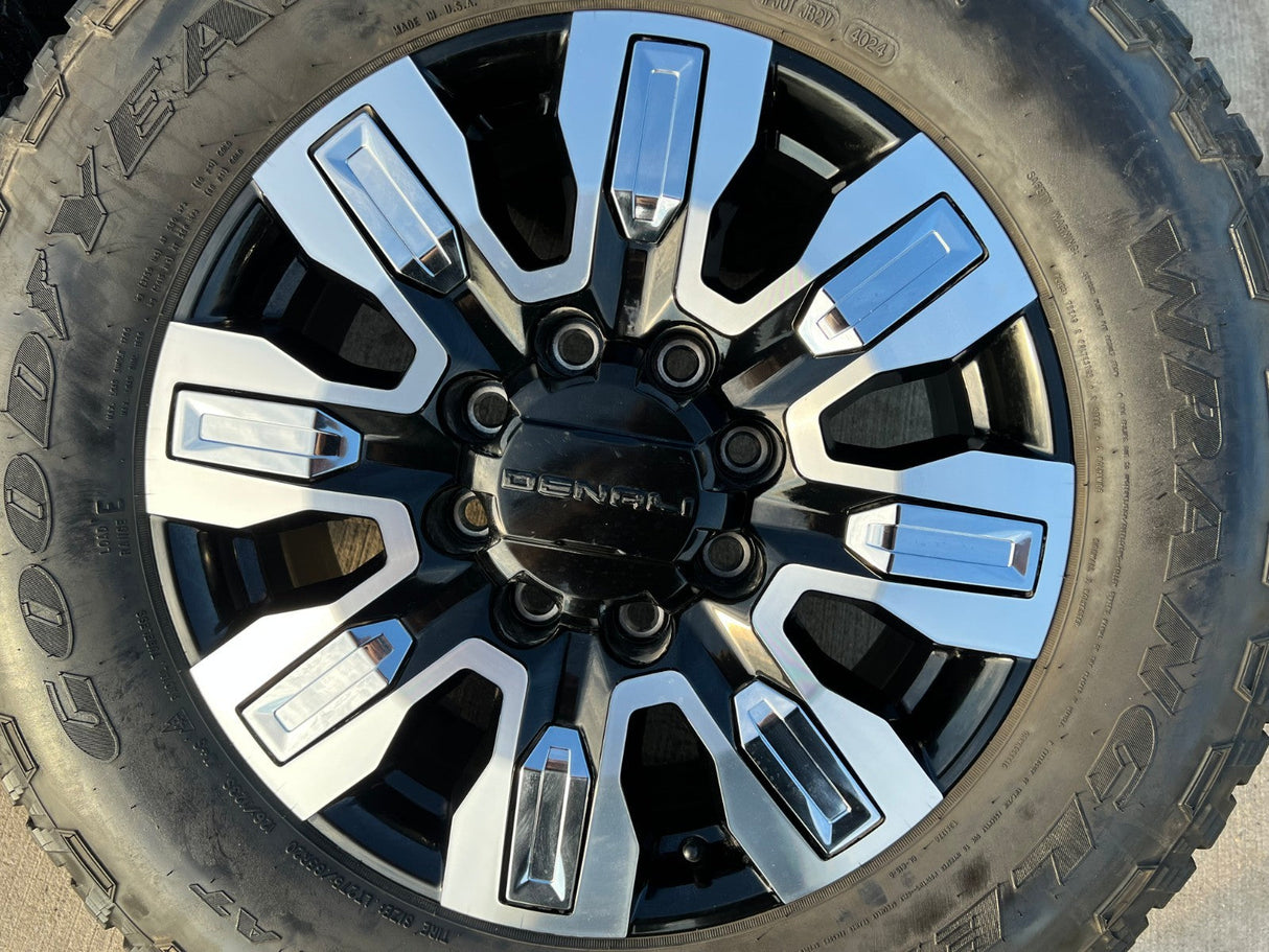 20" GMC Sierra AT4X 2500 3500 OEM wheels rims 5958 14138 Chevy Silverado Texas Truck Tire
