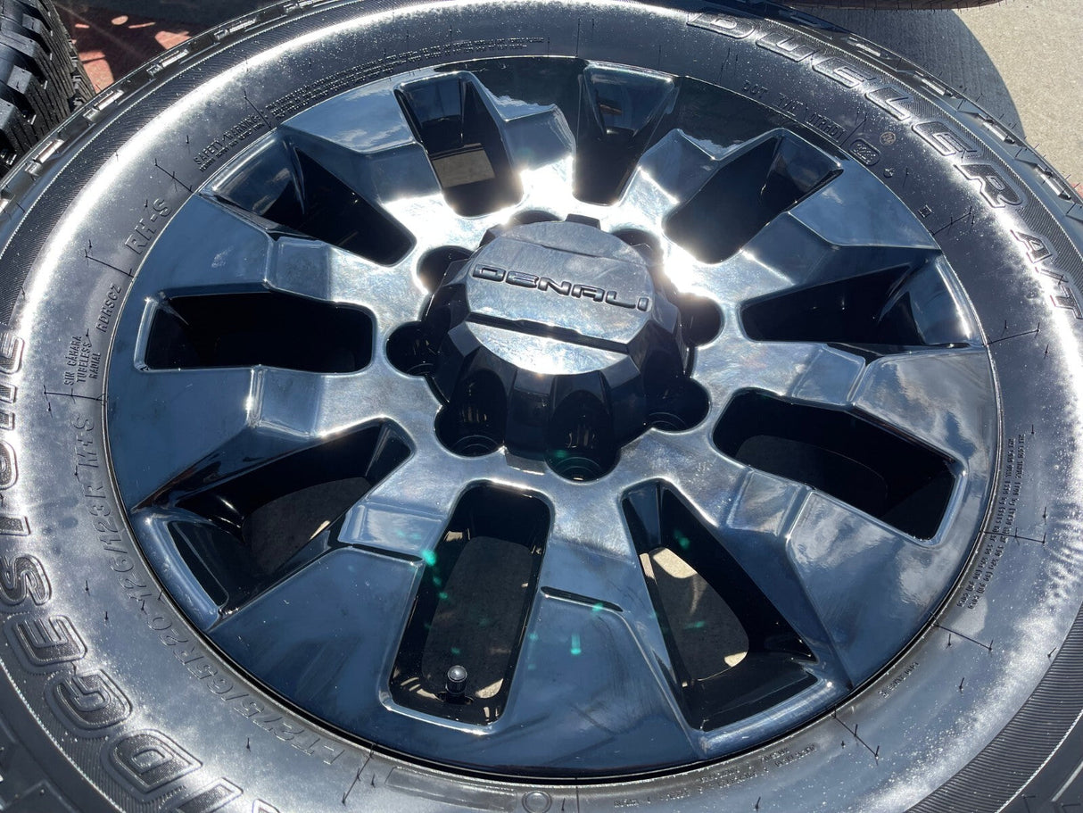 20" GMC Sierra DENALI Chevy Silverado 2500 3500 OEM 5960 5947 wheels rims NEW Texas Truck Tire