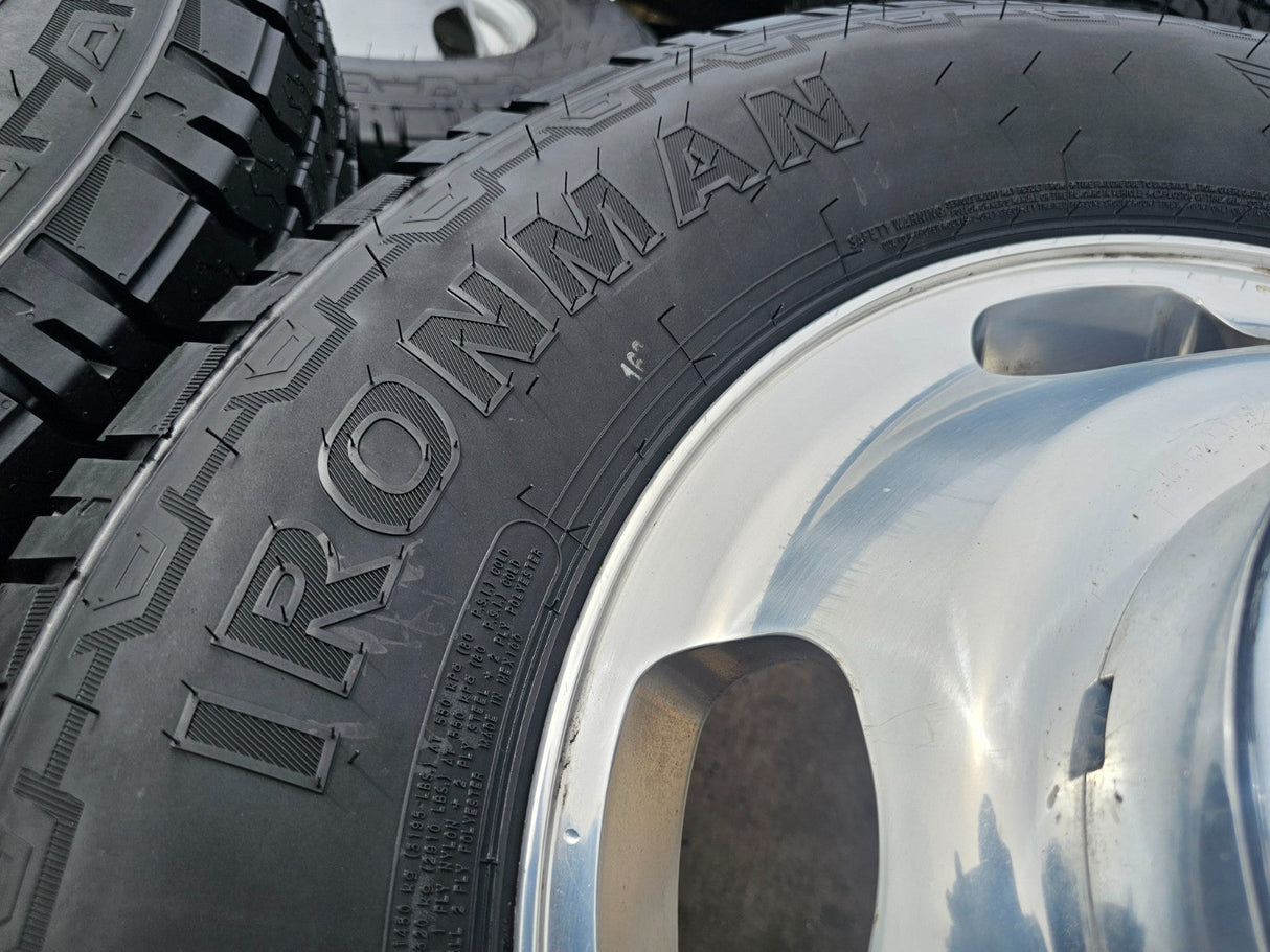 17" Ford F-350 Dually OEM 10477 10478 rims wheels 2024 2025 2026 IRONMAN A/T NEW Texas Truck Tire