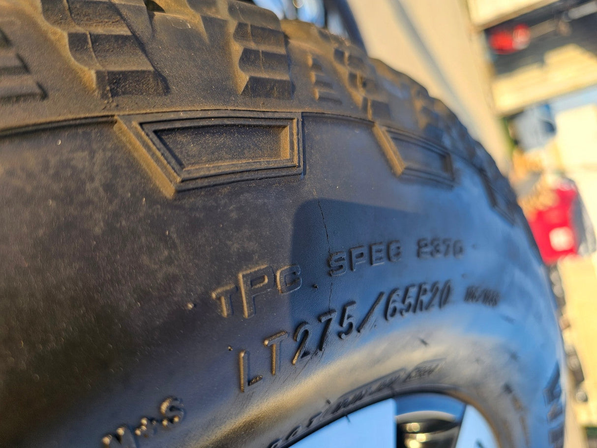 20" GMC Sierra Chevy Silverado 2500 3500 OEM wheels rims 5958 14138 GOODYEAR Texas Truck Tire