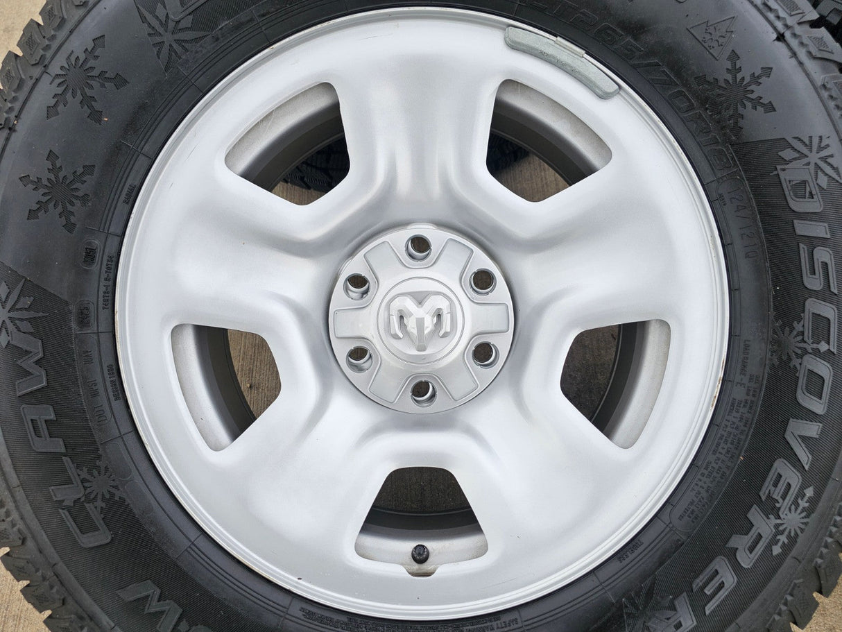 18" Ram 1500 OEM 2667 stock wheels rims SNOW tires 2022 2023 2024 2025 2026 Texas Truck Tire