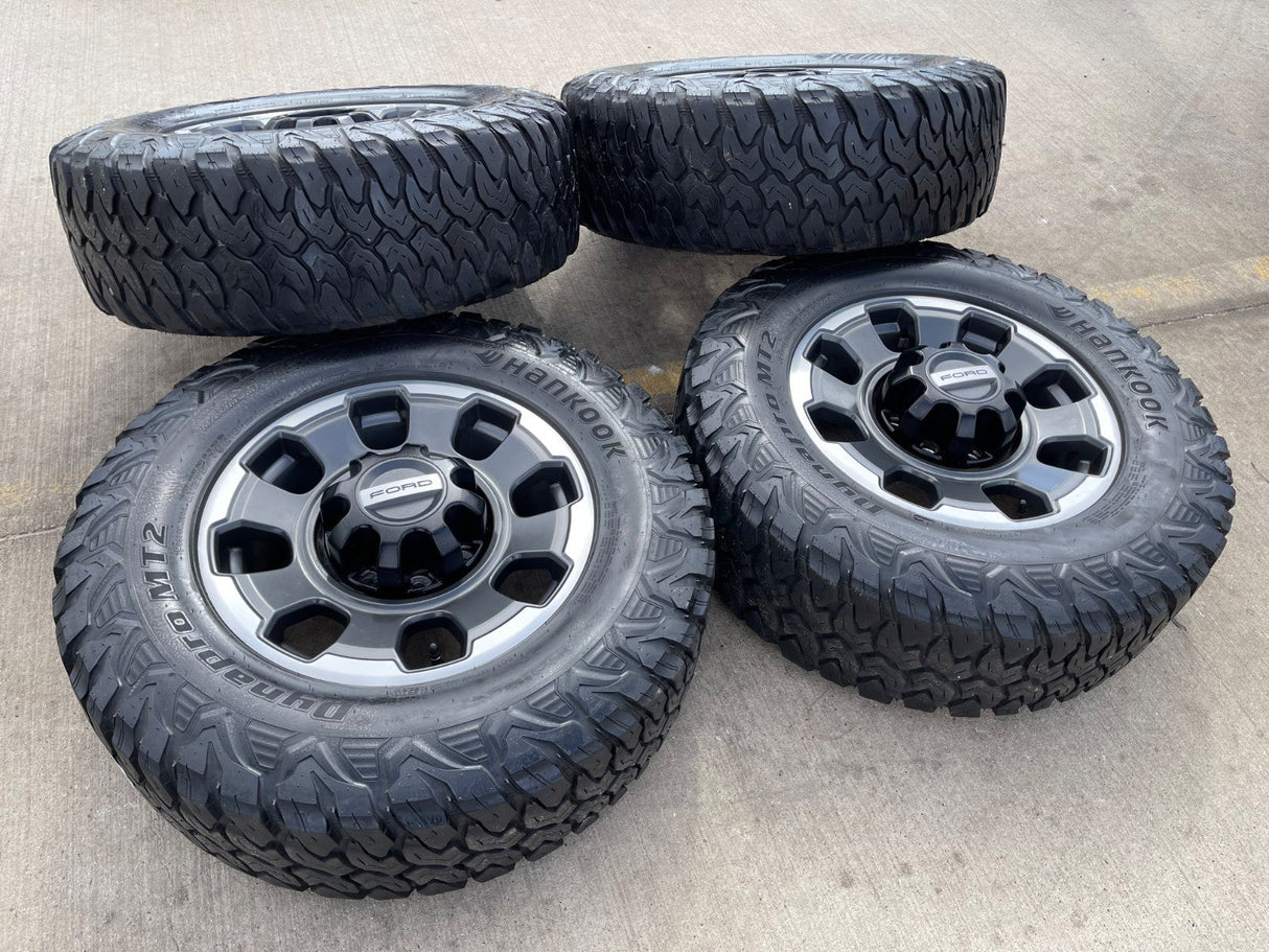 18" Ford F-250 F-350 OEM TREMOR rims wheels 10482 HANKOOK DYNAPRO M/T2 Texas Truck Tire