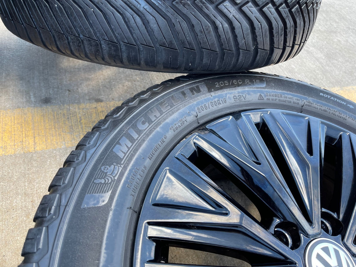 16" VW Jetta Passat OEM wheels rims 70045 Beetle Winter MICHELIN Texas Truck Tire
