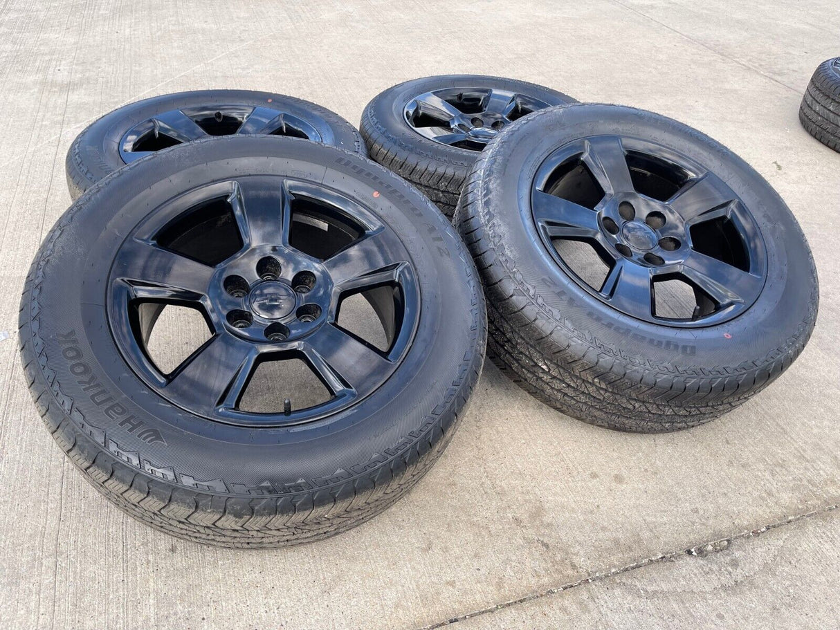 20" Chevy Silverado 1500 Tahoe Suburban OEM wheels rims 5652 tires GMC Texas Truck Tire