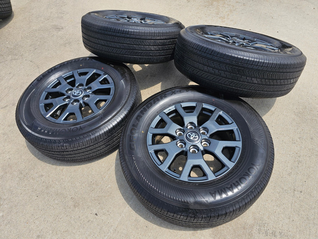 17" Toyota 4Runner Tacoma TRD OEM 94254 10637 wheels rims 2025 2026 NEW Texas Truck Tire