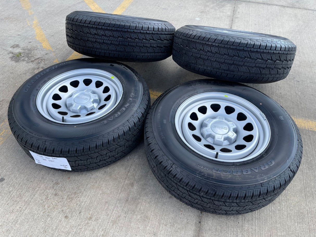 17" Chevy Silverado OEM wheels rims Tahoe Colorado 8130 GMC Canyon 2025 2026 NEW Texas Truck Tire