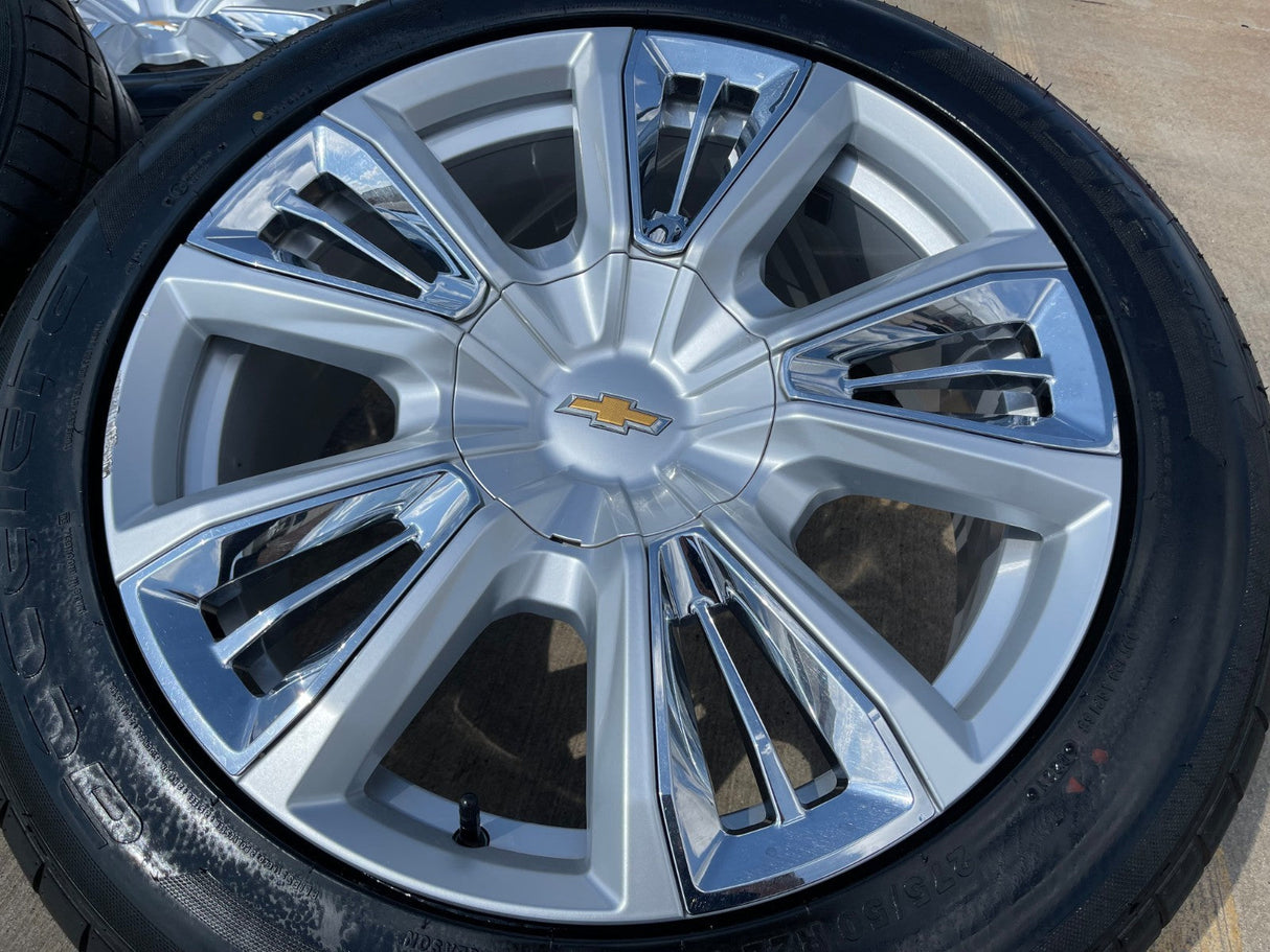 22" Chevy Tahoe RST OEM wheels rims 14046 96951 Silverado Suburban DISCOUNTED Texas Truck Tire